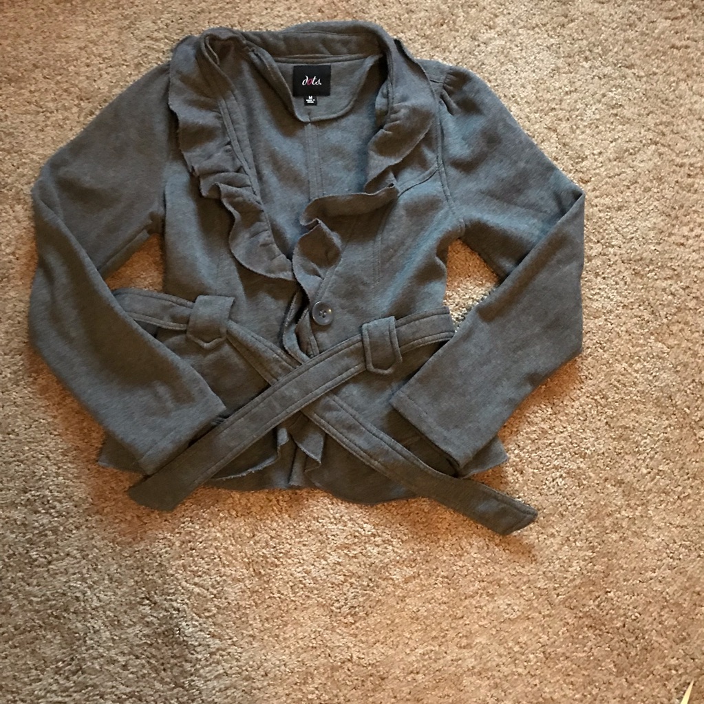 Gray Dots Lightweight Jacket